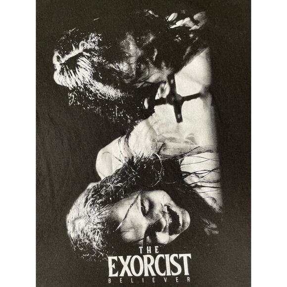 The Exorcist Believer Black Graphic Tee Size Large - Picture 5 of 6